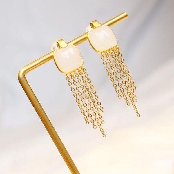 dangle & chandelier silver inlaid natural an white jade tassel earrings chinese style retro unique ancient gold craft charm women's jew
dangle & chandelier silver inlaid natural an white jade tassel earrings chinese style retro unique ancient gold craft charm women's jew