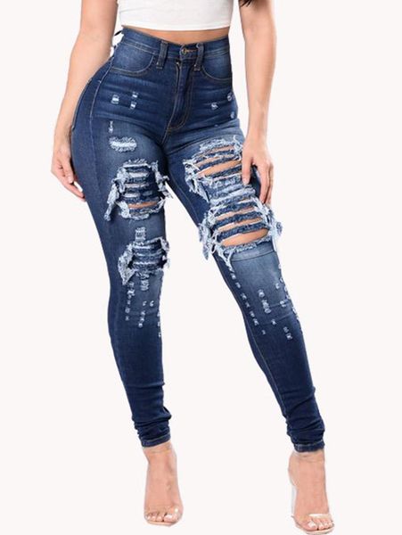 women's jeans womens fashion high waist broken hole slim body stretch bodycon hollow out ripped demin 3xl, Blue
women's jeans womens fashion high waist broken hole slim body stretch bodycon hollow out ripped demin 3xl, Blue