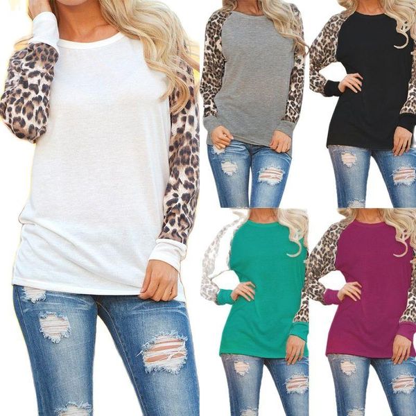 women's t-shirt leopard women bluases 2021 long sleeve patchwork shirt tunic tee nice femme blusas mujer plus size s-5xl drop, White
women's t-shirt leopard women bluases 2021 long sleeve patchwork shirt tunic tee nice femme blusas mujer plus size s-5xl drop, White