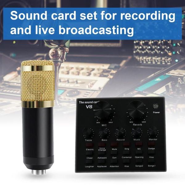microphones 1 set v8+bm800 condenser microphone foldable low noise portable studio recording mic sound card for ktv
microphones 1 set v8+bm800 condenser microphone foldable low noise portable studio recording mic sound card for ktv