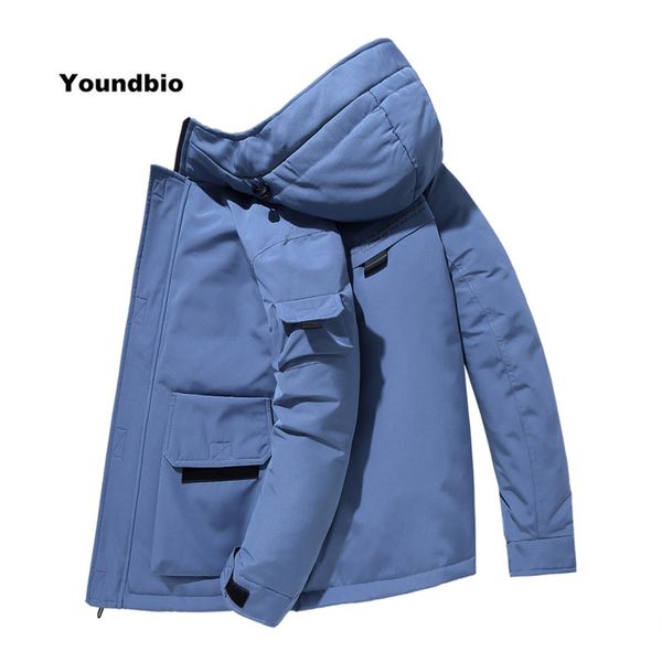 men's thick et, casual coat, 90% white duck down, high-quality hoodie, winter cloth, Black
men's thick et, casual coat, 90% white duck down, high-quality hoodie, winter cloth, Black