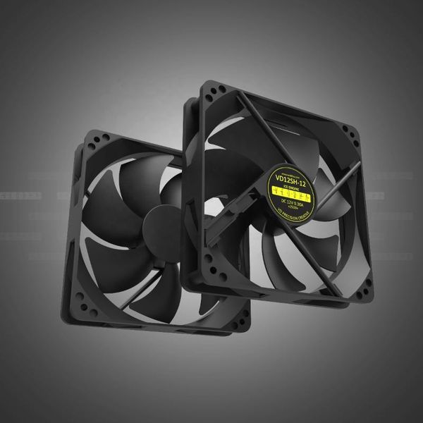 lapcooling pads vd12sh 2500rpm 12cm 120mm 120x120x25mm cooler pc brushless dc silent case fan black 12v 4 pin 7 blades
lapcooling pads vd12sh 2500rpm 12cm 120mm 120x120x25mm cooler pc brushless dc silent case fan black 12v 4 pin 7 blades