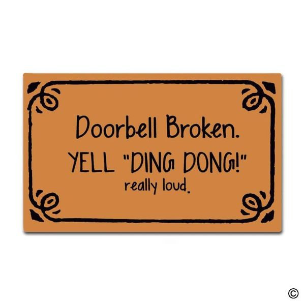 carpets floor mat entrance - doorbell broken yell ding dong really loud door non-slip doorm
carpets floor mat entrance - doorbell broken yell ding dong really loud door non-slip doorm
