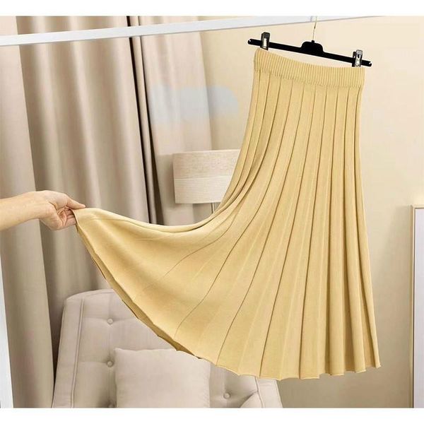 skirts summer skirt for girls a line elegant women long knitted ice silk pleated ladies korean white school elastic waist, Black
skirts summer skirt for girls a line elegant women long knitted ice silk pleated ladies korean white school elastic waist, Black