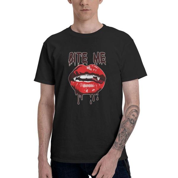 men's t-shirts halloween vampire lips t-shirt men harajuku t shirt short sleeve cotton bite me gift for women fangs lip tshirt cool tee, White;black
men's t-shirts halloween vampire lips t-shirt men harajuku t shirt short sleeve cotton bite me gift for women fangs lip tshirt cool tee, White;black