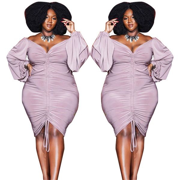 women's dress bodycon draped high waist vintage purple dresses fall long sleeve plus size skirt wholesale dropshipping, Black
women's dress bodycon draped high waist vintage purple dresses fall long sleeve plus size skirt wholesale dropshipping, Black