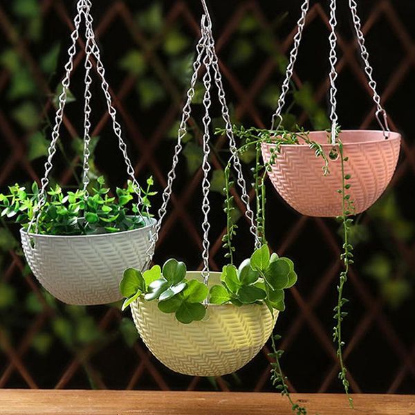 balcony chain hanging planters flower pot basket imitation rattan weaving & pots
balcony chain hanging planters flower pot basket imitation rattan weaving & pots