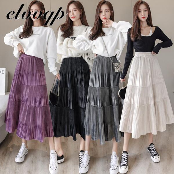 skirts casual skirt 2021 corduroy women high waist a-line solid pleated mid-calf femme quality, Black
skirts casual skirt 2021 corduroy women high waist a-line solid pleated mid-calf femme quality, Black