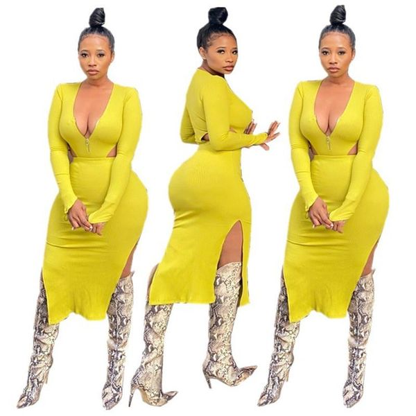 casual dresses women summer autumn long dress full sleeve party club sheath bodycon, Black;gray
casual dresses women summer autumn long dress full sleeve party club sheath bodycon, Black;gray