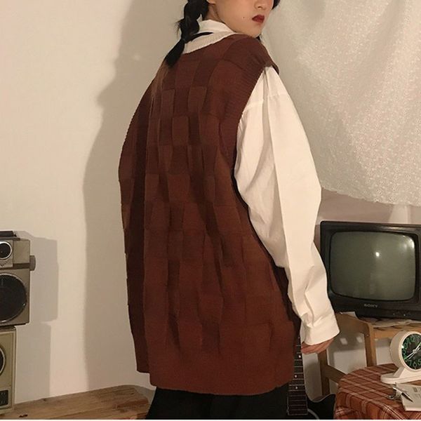 women's vests shirt college style sweet young two-piece waistcoat women + vest autumn winter latest tie lazy japanese knit sweater, Black;white
women's vests shirt college style sweet young two-piece waistcoat women + vest autumn winter latest tie lazy japanese knit sweater, Black;white