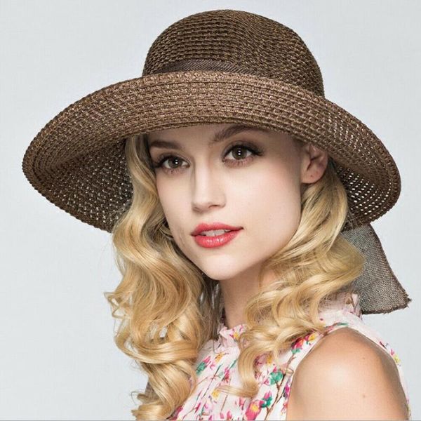 summer casual women lady straw hat sun hats panama cap beach beachwear wide brim, Blue;gray
summer casual women lady straw hat sun hats panama cap beach beachwear wide brim, Blue;gray