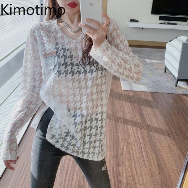 women's t-shirt lace white ovesized loose t-shirts women long sleeve o-neck streetwear transparent party korean fashion autumn
women's t-shirt lace white ovesized loose t-shirts women long sleeve o-neck streetwear transparent party korean fashion autumn