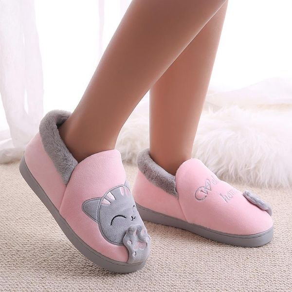 slippers women winter warm home cartoon lucky cat non-slip shoes men indoor floor bedroom lovers couple plush house, Black
slippers women winter warm home cartoon lucky cat non-slip shoes men indoor floor bedroom lovers couple plush house, Black