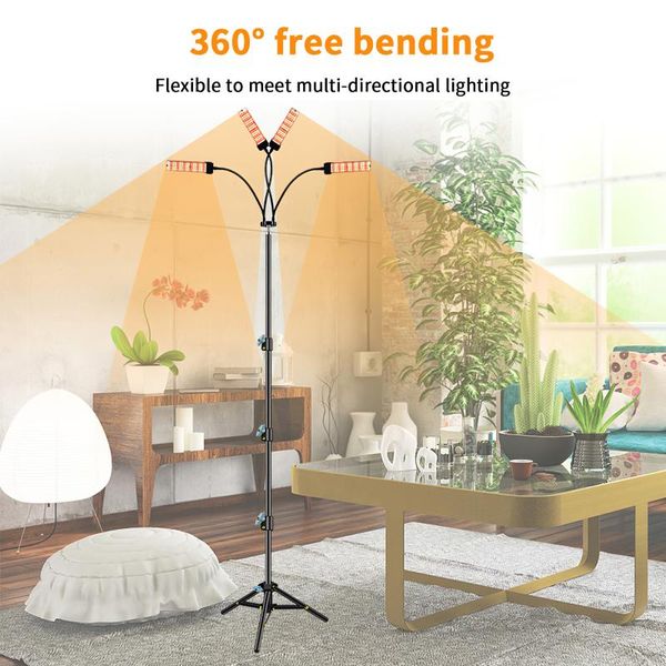 grow lights tri/four head led plant light withtiming function bar for deskflower growing lamp with stand 
grow lights tri/four head led plant light withtiming function bar for deskflower growing lamp with stand