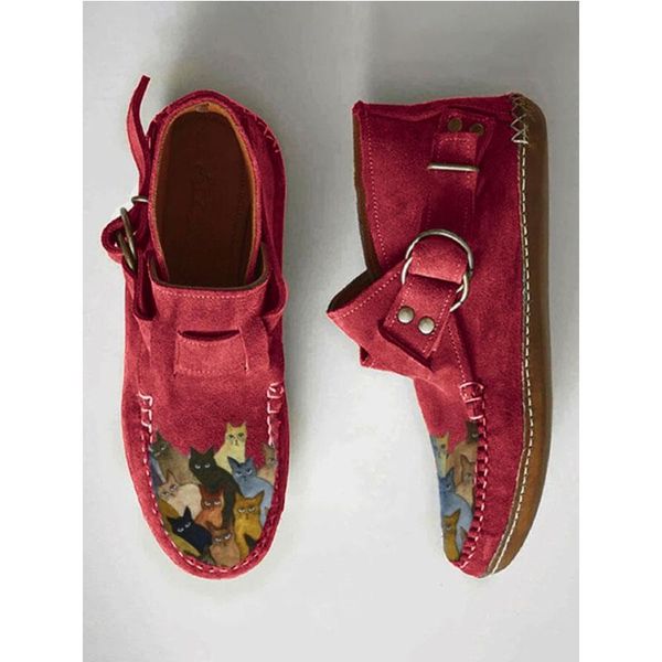 boots large size winter 2021 women's comfortable cartoon cat printed leather buckle casual flat ankle - 6 purple, Black
boots large size winter 2021 women's comfortable cartoon cat printed leather buckle casual flat ankle - 6 purple, Black
