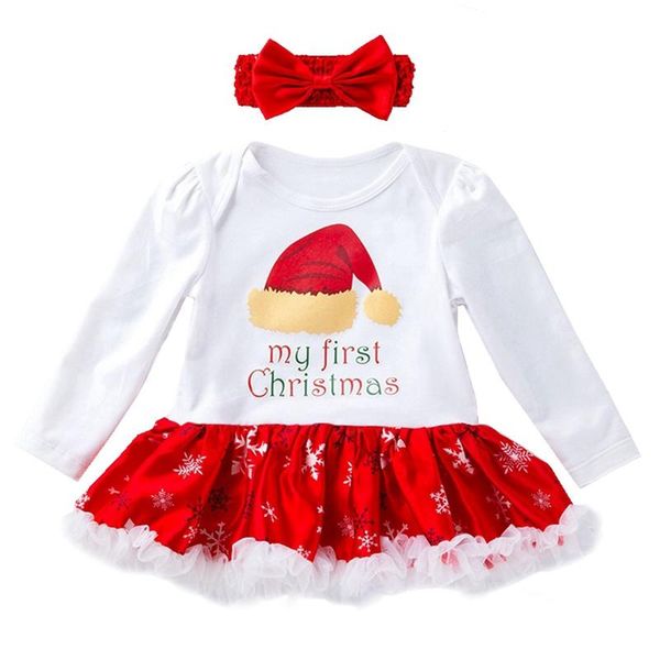 girl's dresses xmas hat print my first christmas baby girl lace tutu romper dress with headband for kids party clothes toddler outfits, Red;yellow
girl's dresses xmas hat print my first christmas baby girl lace tutu romper dress with headband for kids party clothes toddler outfits, Red;yellow