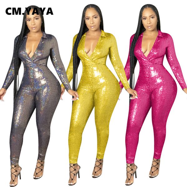 cm.yaya autumn gilding bodycon deep v-neck long sleeve jumpsuit women club bodycon night party rompers one piece overalls, Black;white
cm.yaya autumn gilding bodycon deep v-neck long sleeve jumpsuit women club bodycon night party rompers one piece overalls, Black;white