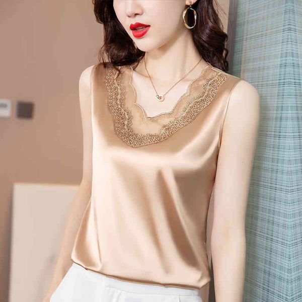 korean women shirt chiffon blouses for sleeveless woman apricot lace pullover blouse plus size 210427, White
korean women shirt chiffon blouses for sleeveless woman apricot lace pullover blouse plus size 210427, White