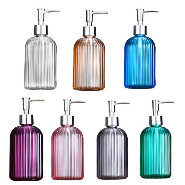 refillable soap dispenser with rust proof stainless steel pump glass hand for bathroom counterkitchen storage bottles & jars
refillable soap dispenser with rust proof stainless steel pump glass hand for bathroom counterkitchen storage bottles & jars