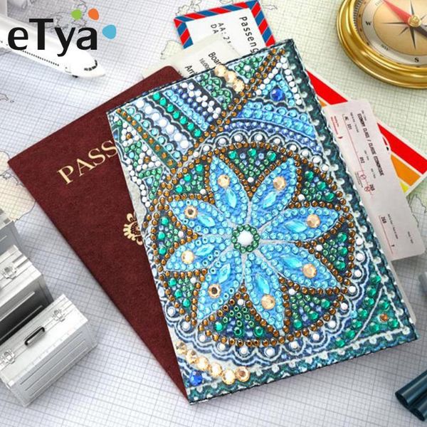 card holders travel passport cover leather wallet diamond painting passeport documents protector id holder, Brown;gray
card holders travel passport cover leather wallet diamond painting passeport documents protector id holder, Brown;gray