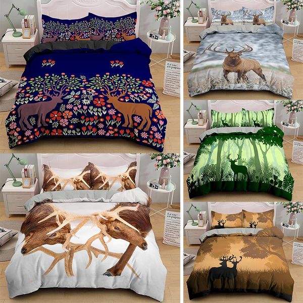 bedding sets animal elk set single double king duvet cover with pillowcase bed home textile
bedding sets animal elk set single double king duvet cover with pillowcase bed home textile
