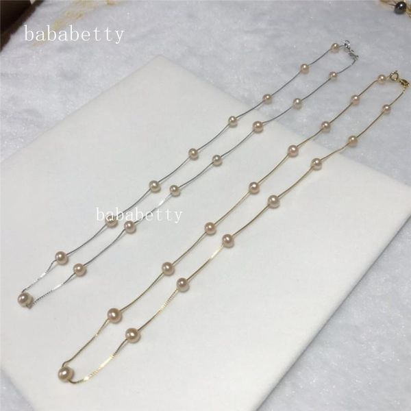 pendant necklaces wholesale natural freshwater pearl nearly circular pink 4-5mm tibetan silver necklace
pendant necklaces wholesale natural freshwater pearl nearly circular pink 4-5mm tibetan silver necklace