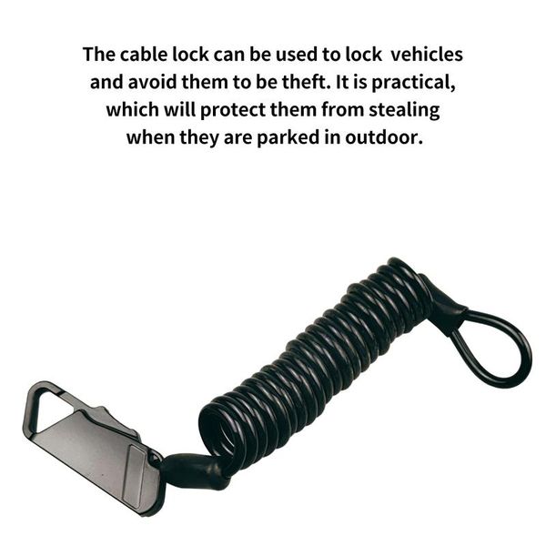 bike locks 1 pcs universal portable motorcycle aluminium alloy 3-dial combination helmet lock cable code pin locking carabiner
bike locks 1 pcs universal portable motorcycle aluminium alloy 3-dial combination helmet lock cable code pin locking carabiner