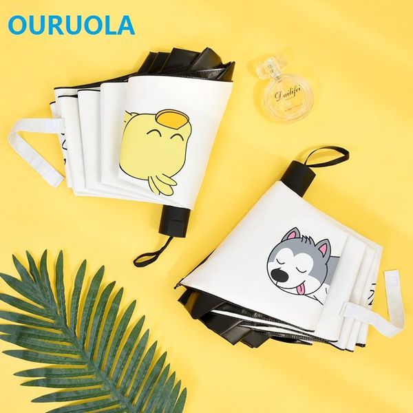 umbrellas ouruola cartoon husky umbrella parasol rain little yellow duck folding for girl women uv windproof
umbrellas ouruola cartoon husky umbrella parasol rain little yellow duck folding for girl women uv windproof