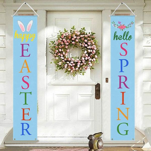 happy easter banner porch door decor decorations for home outdoor holiday hanging flags party supplies decoration
happy easter banner porch door decor decorations for home outdoor holiday hanging flags party supplies decoration