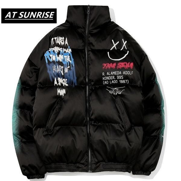 parkas streetwear jacket men/women hip hop graffiti printing thick parkas winter parka warm jackets harajuku windbreaker coat ybou, Black
parkas streetwear jacket men/women hip hop graffiti printing thick parkas winter parka warm jackets harajuku windbreaker coat ybou, Black