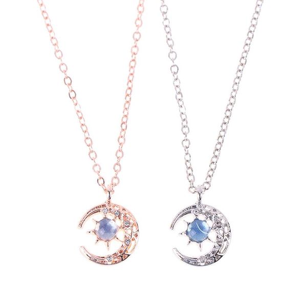 pendant necklaces 1pc fashion light of stars and moon charm necklace delicate clavicle rhinestone chain for women jewelry, Silver
pendant necklaces 1pc fashion light of stars and moon charm necklace delicate clavicle rhinestone chain for women jewelry, Silver