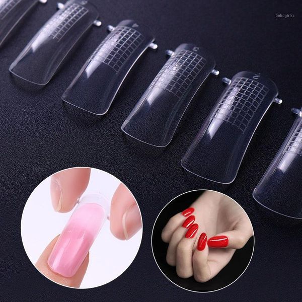 100pcs quick building uv gel mold false nail tips finger extension art diy manicure tool1, Red;gold
100pcs quick building uv gel mold false nail tips finger extension art diy manicure tool1, Red;gold