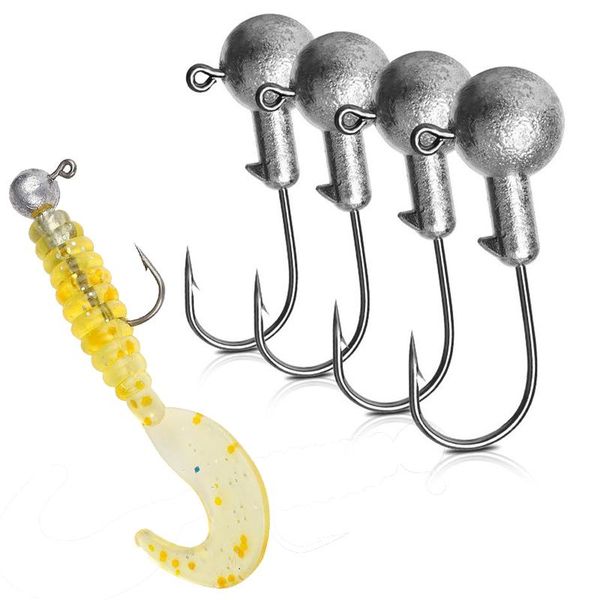 fishing hooks 10pcs/lot 1.8g 2.5g 3.5g 5g 7g 10g round jig head saltwater accessories bass perch lead hook
fishing hooks 10pcs/lot 1.8g 2.5g 3.5g 5g 7g 10g round jig head saltwater accessories bass perch lead hook