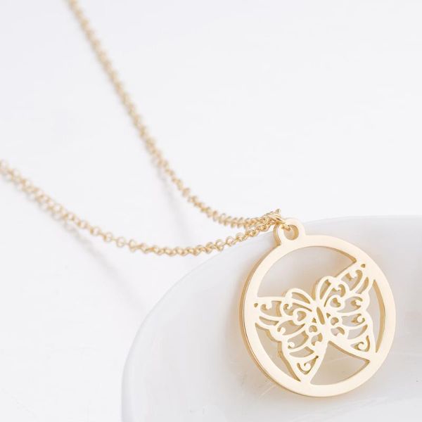 pendant necklaces 30pcs stainless steel butterfly necklace for women chain choker male female noble hollow design jewelry xmas gift, Silver
pendant necklaces 30pcs stainless steel butterfly necklace for women chain choker male female noble hollow design jewelry xmas gift, Silver