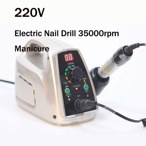 220v electric nail drill 35000rpm manicure machine pedicure tools accessoires bits file strong art equipment 60w1
220v electric nail drill 35000rpm manicure machine pedicure tools accessoires bits file strong art equipment 60w1