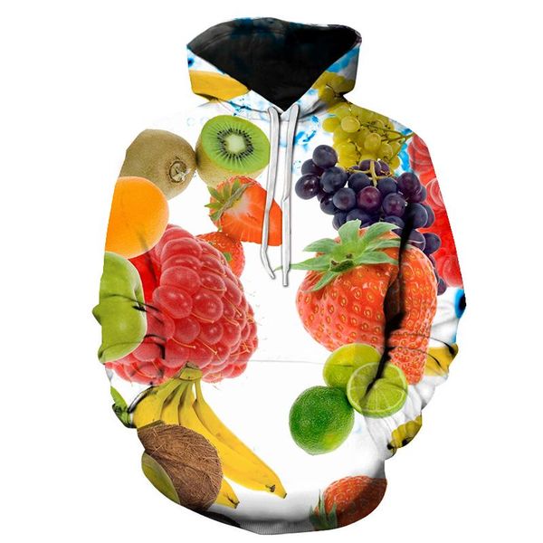 men's hoodies & sweatshirts 3d printing pattern fruit series spring and autumn women's hooded pullover s-6xl, Black
men's hoodies & sweatshirts 3d printing pattern fruit series spring and autumn women's hooded pullover s-6xl, Black