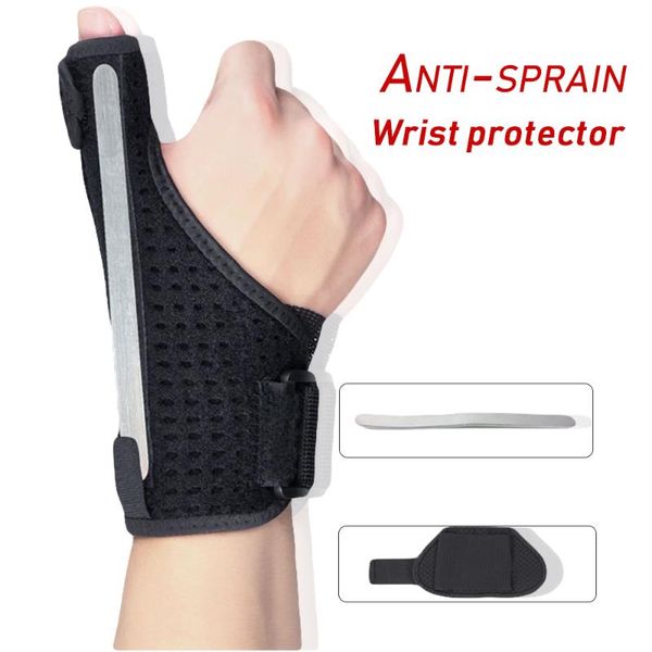 wrist support sport thumb curved steel plate hand brace guard protector finger stabiliser pain relief wrap p, Black;red
wrist support sport thumb curved steel plate hand brace guard protector finger stabiliser pain relief wrap p, Black;red