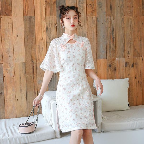 9591# summer young girl modified dress vintage retro chinese improved cheongsam elegant mandarin collar female qipao ethnic clothing, Red
9591# summer young girl modified dress vintage retro chinese improved cheongsam elegant mandarin collar female qipao ethnic clothing, Red