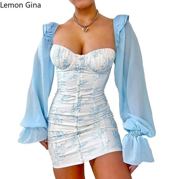 casual dresses lemon gina fashion print slimming dress with square neck and flared sleeves, Black;gray
casual dresses lemon gina fashion print slimming dress with square neck and flared sleeves, Black;gray