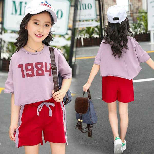 kids girls clothes 2021 summer short sleeve 1984 loose t shirt + child leisure pants tracksuits 5 6 7 8 9 10 11 12 13 14 years clothing sets, White
kids girls clothes 2021 summer short sleeve 1984 loose t shirt + child leisure pants tracksuits 5 6 7 8 9 10 11 12 13 14 years clothing sets, White