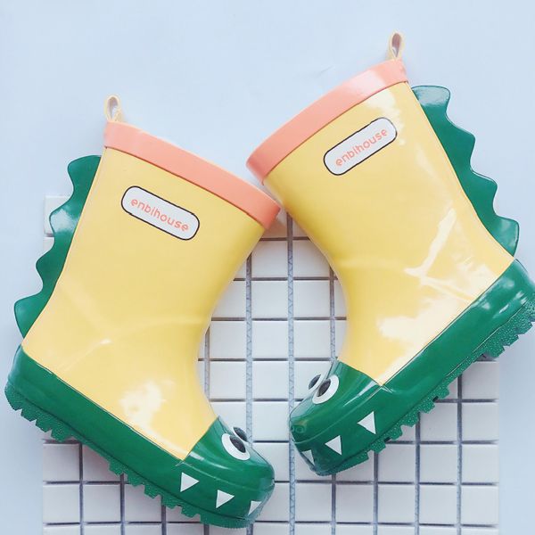 Rain Boots Kids For Girls Rain Boots Waterproof Baby dinosaur Rubber Water Shoes Children Rainboots Four Seasons Removable, Green with yellow
Rain Boots Kids For Girls Rain Boots Waterproof Baby dinosaur Rubber Water Shoes Children Rainboots Four Seasons Removable, Green with yellow