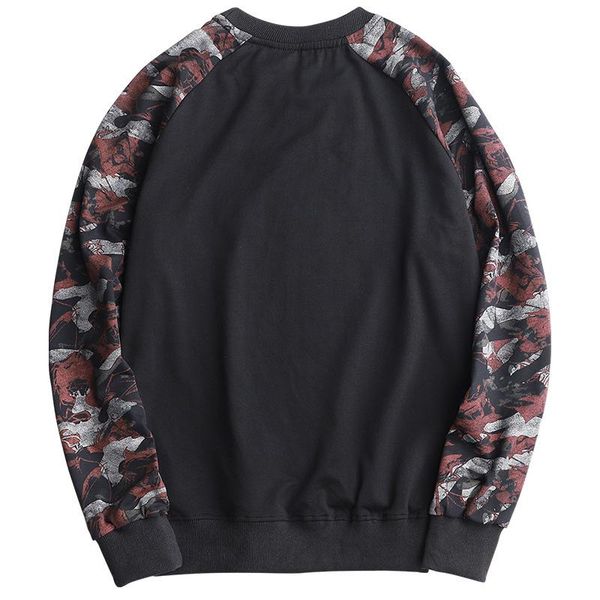 men's hoodies & sweatshirts spring and autumn round neck long sleeve sweater oversized loose tide printed t-shirts., Black
men's hoodies & sweatshirts spring and autumn round neck long sleeve sweater oversized loose tide printed t-shirts., Black