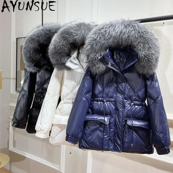 women's down & parkas ayunsue winter white duck jacket women hooded big fur collar korean woman coat female puffer casaco feminino inve, Black
women's down & parkas ayunsue winter white duck jacket women hooded big fur collar korean woman coat female puffer casaco feminino inve, Black