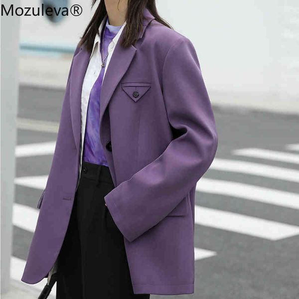 casual purple single-breasted women blazer office ladies suit jacket female spring elegant outwear blaser feminino 210427, White;black
casual purple single-breasted women blazer office ladies suit jacket female spring elegant outwear blaser feminino 210427, White;black