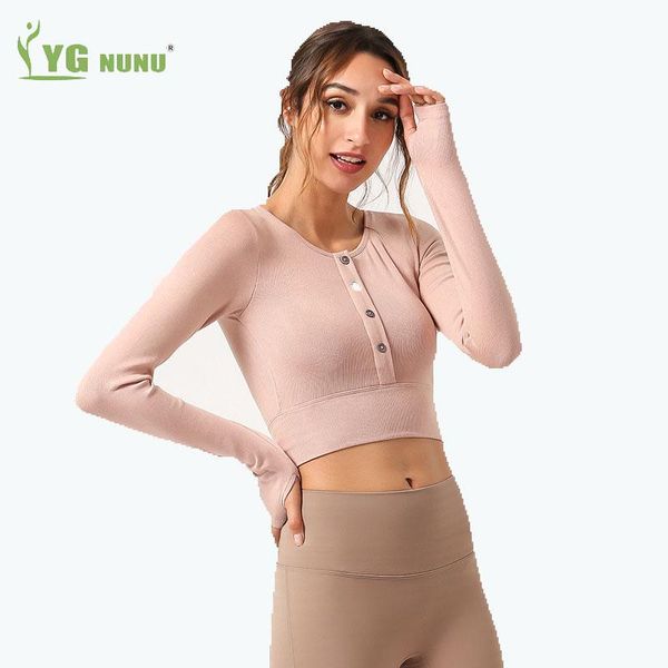 yoga outfits women long-sleeved autumn winter sports fitness navel t-shirt with chest pad breathable anti-sweat running wear, White;red
yoga outfits women long-sleeved autumn winter sports fitness navel t-shirt with chest pad breathable anti-sweat running wear, White;red