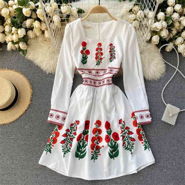 spring fashion women square collar slim printed a-line dress lady long sleeve elegant vintage clothes vestidos r022 210527, Black;gray
spring fashion women square collar slim printed a-line dress lady long sleeve elegant vintage clothes vestidos r022 210527, Black;gray