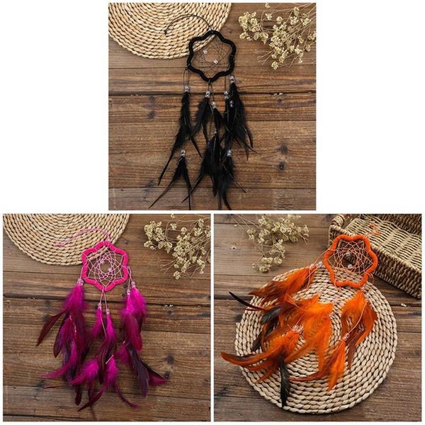 decorative objects & figurines flower shape dream catcher handmade feathers tassel ornament home bedroom living room wall car hanging decor
decorative objects & figurines flower shape dream catcher handmade feathers tassel ornament home bedroom living room wall car hanging decor