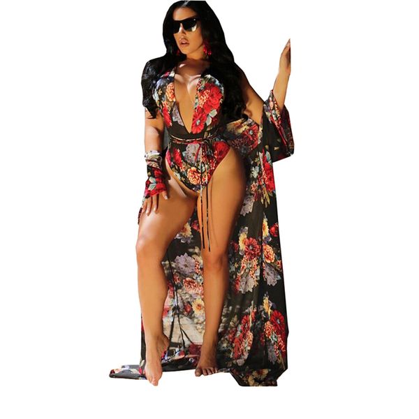 Swimsuit Autumn new Tropical Print cross backless sexy beach style swimsuit two piece suit for women, White;black
Swimsuit Autumn new Tropical Print cross backless sexy beach style swimsuit two piece suit for women, White;black