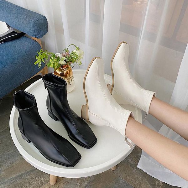 boots women's mid calf female shoes round toe luxury designer winter footwear ladies white rubber med mid-calf low autumn rock, Black
boots women's mid calf female shoes round toe luxury designer winter footwear ladies white rubber med mid-calf low autumn rock, Black