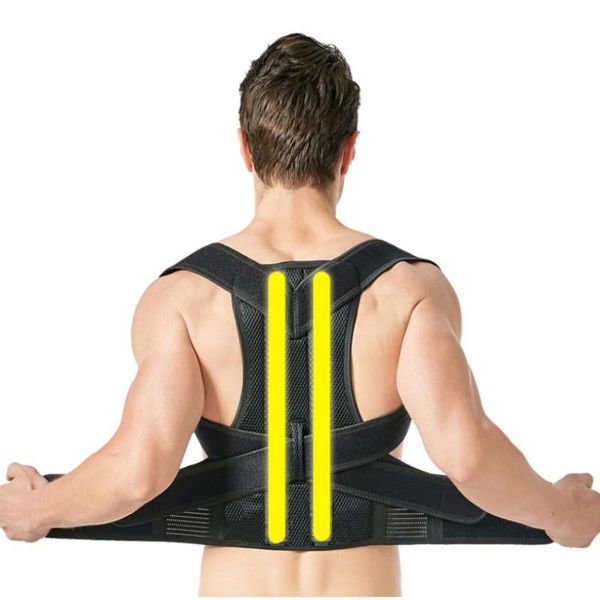 back support 2021 adjustable posture corrector shoulder brace correction spine postural, Black;blue
back support 2021 adjustable posture corrector shoulder brace correction spine postural, Black;blue